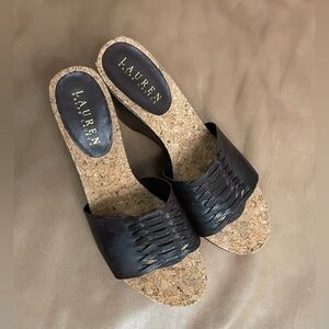 Lauren Ralph Lauren wedge sandal Brown Size 6.5